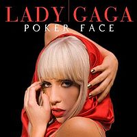 Обложка сингла «Poker Face» (Леди Гаги, 2008)
